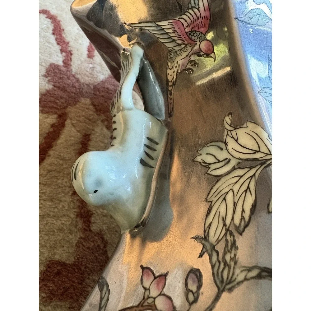 Vintage Chinese Mirror Finish Vase 16